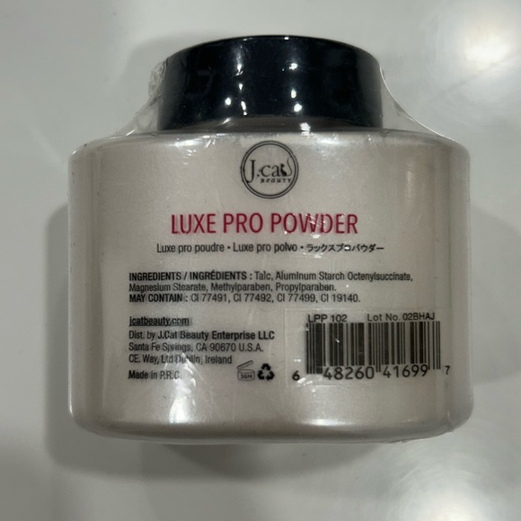 New! J.Cat Beauty Luxe Pro Powder - LPP102 Pearl Luminizer - Picture 3 of 3